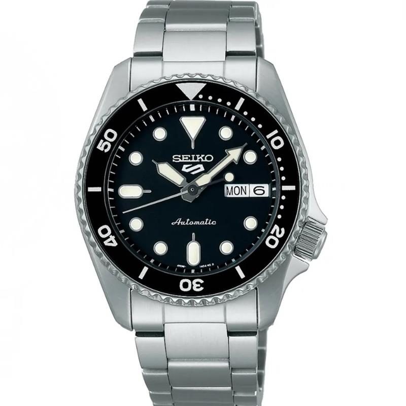Seiko - Automatikuhr,  5 Sports, 38mm, Silber