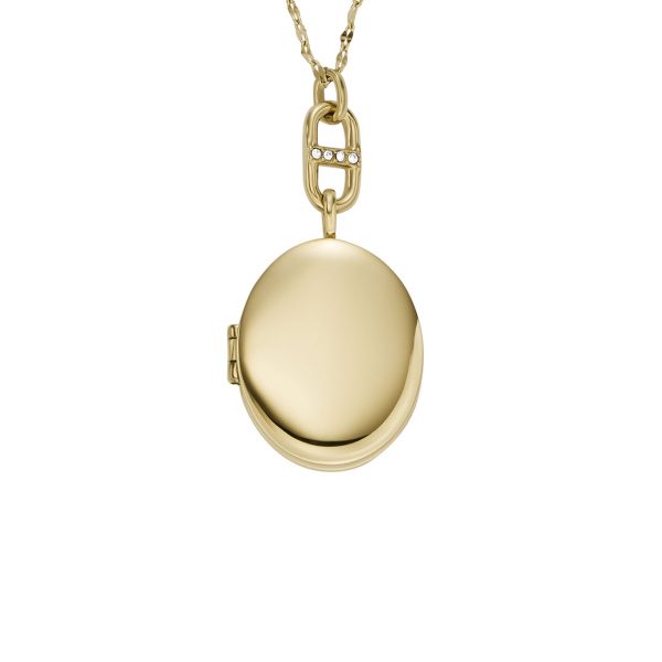 Fossil - Halskette + Anhänger, Jewelry, 40.5CM, Gold