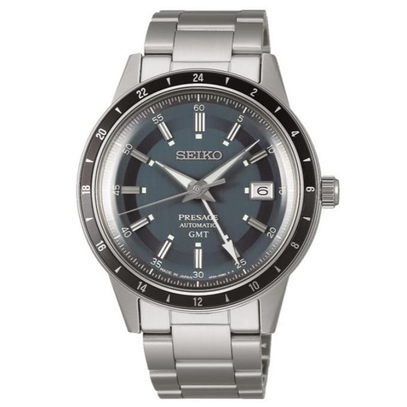 Seiko Presage SSK009J1 Automatik GMT Style 60s Herrenuhr