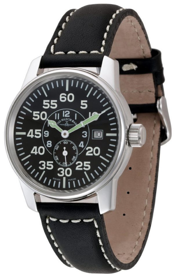Zeno-Watch Basel Pilot Classic Observer Automatic 6595-6OB-a1 Herren