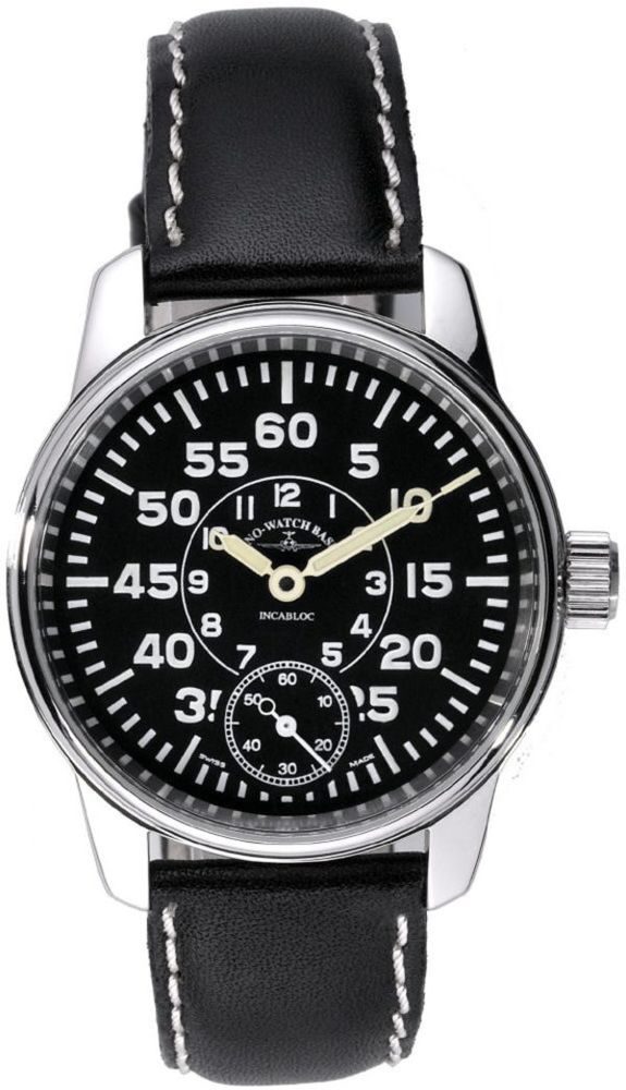 Zeno-Watch Basel Pilot Classic Observer Winder 6558-6OB-a1 Herren
