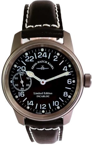Zeno-Watch Basel Pilot Classic Titanium Winder 7558-9-24-a1 Herren