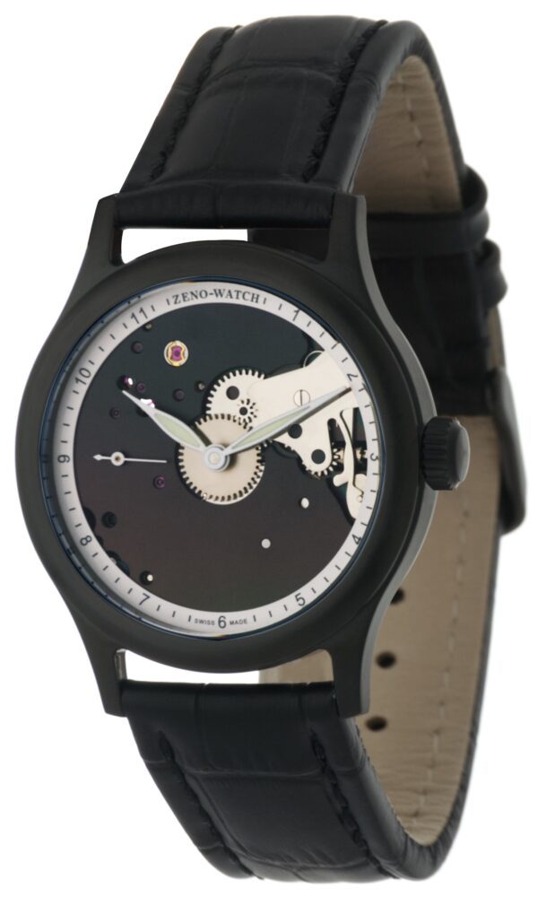 Zeno Watch Basel Pilot Medium Size Winder Limited Edition 4187-BK-9 Herren