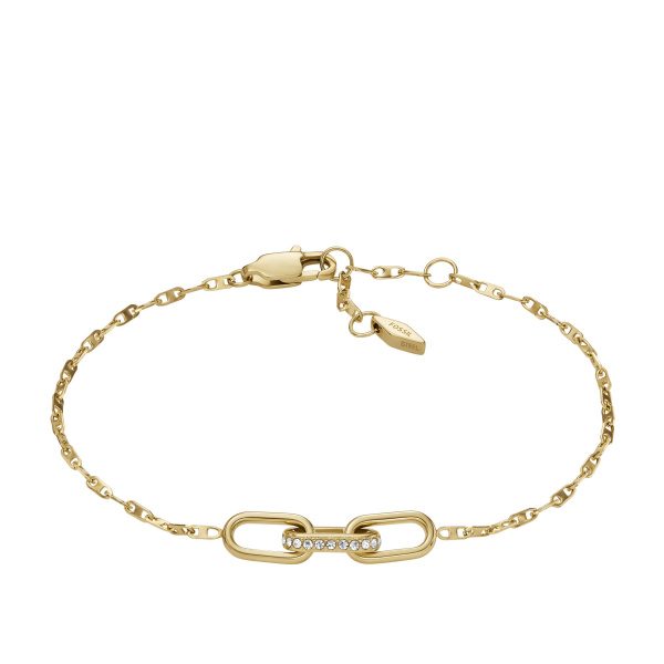 Fossil - Armband, Heritage, 19cm, Goldfarben