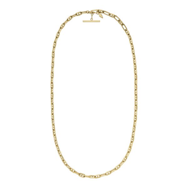 Fossil - Halskette, Heritage, 38.5CM, Goldfarben