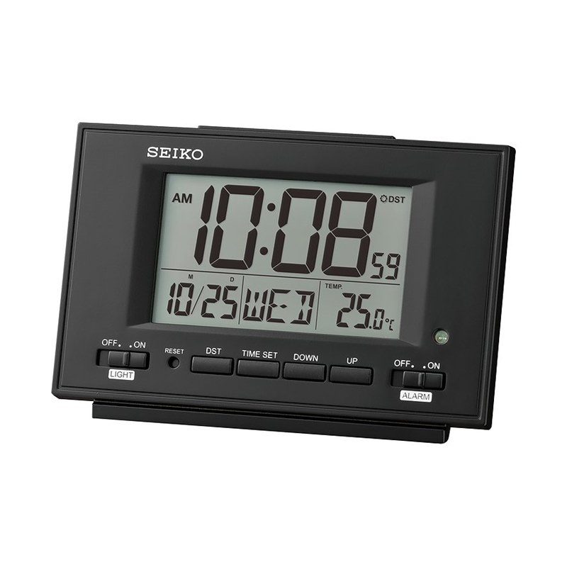 Seiko QHL075K LCD-Wecker