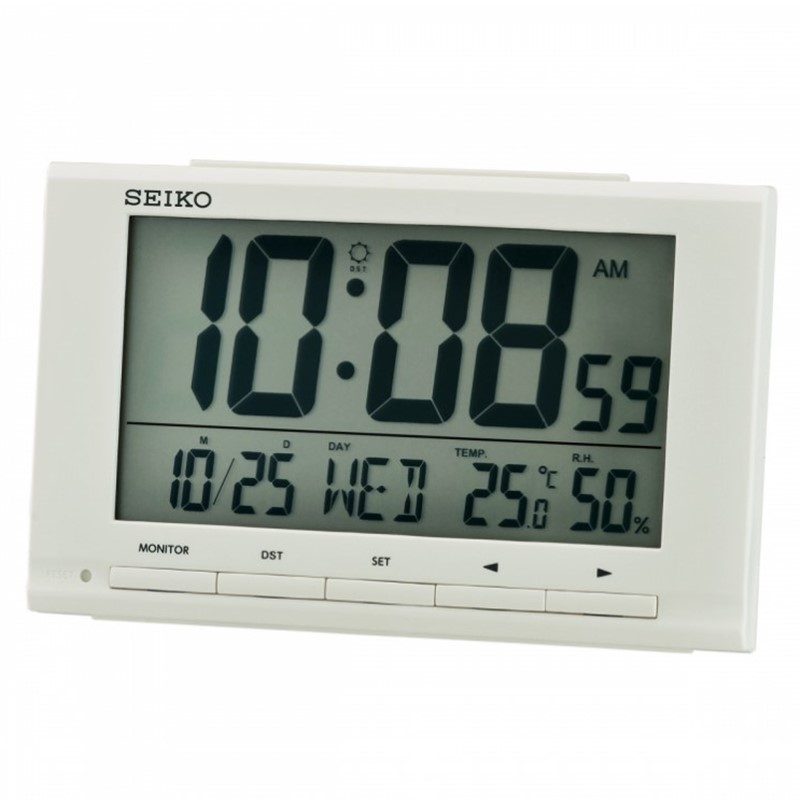 Seiko QHL090W LCD-Wecker
