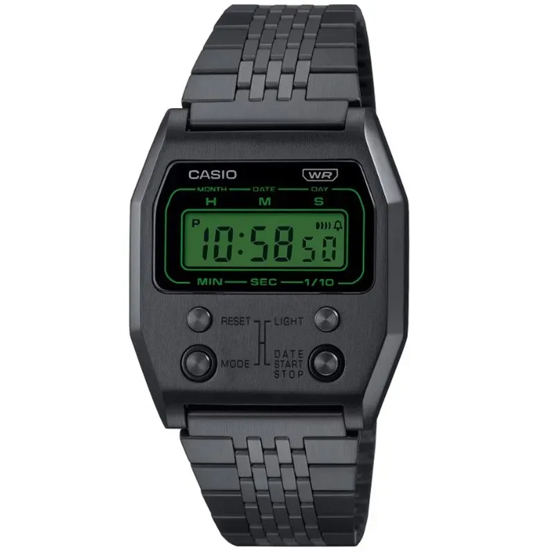 CASIO - Digitaluhr, Vintage Edgy, 40mm, Black