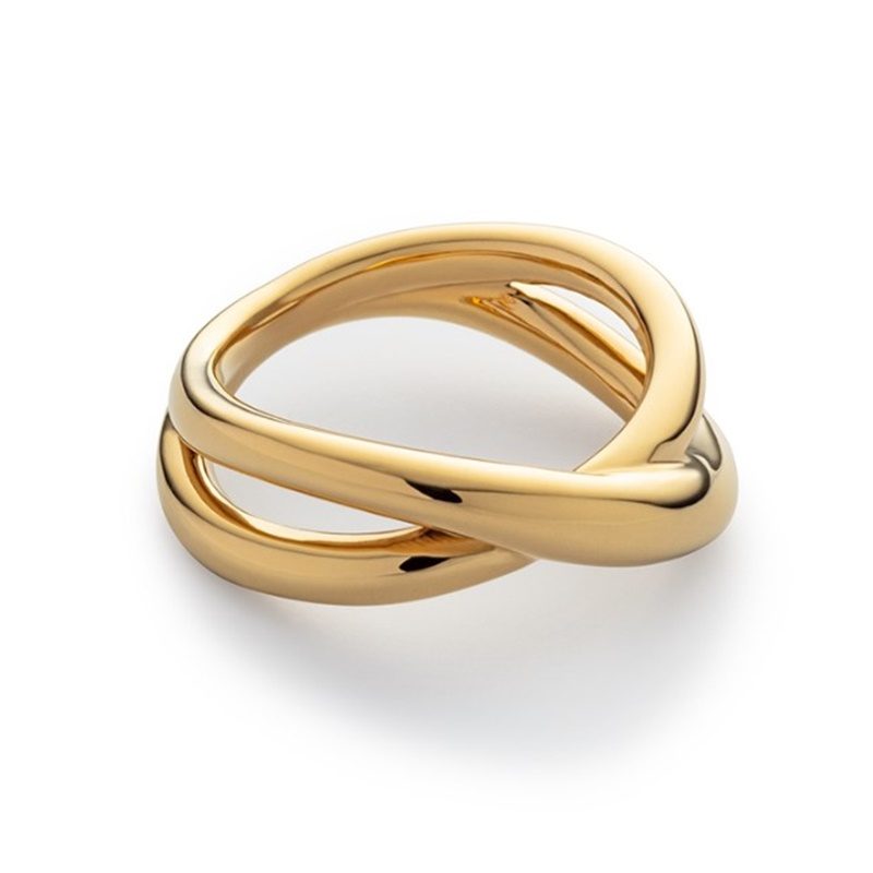 Paul Hewitt - PH-JE-0241-50 Waves Twisted  Ring 50, 54mm