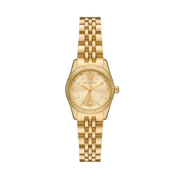 Michael Kors Damen Lexington UHR aus Edelstahl Gold