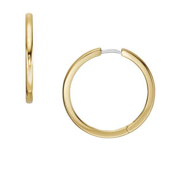 Fossil - Ohrringe, Jewelry, 25mm, Gold