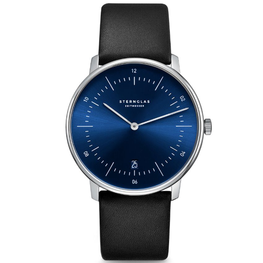 Sternglas - Analoguhr, Naos, 38mm, Black
