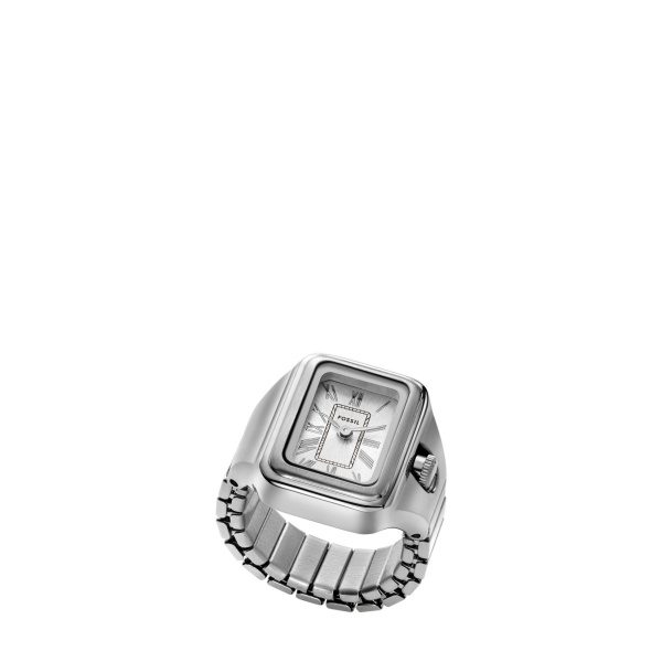 Fossil - Analoguhr, Ring Watch Raquel, 14mm, Silber