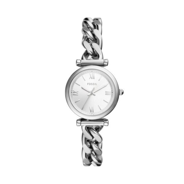 Fossil - Analoguhr, Carlie, 28mm, Silber