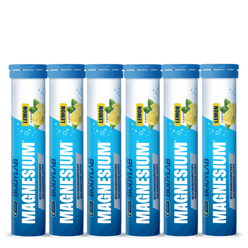 Magnesium - 6x 20 Brausetabletten - Lemon Flavouring