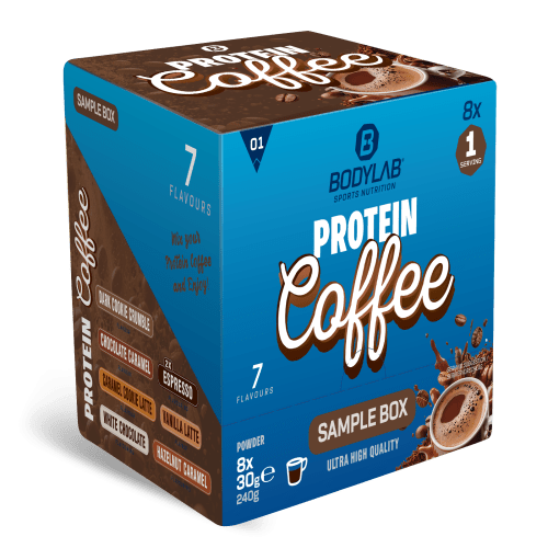 Protein Coffee Probierbox (8 Proben je 30g)
