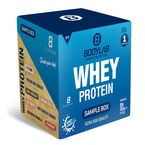 Whey Protein Probierbox 7 (8 Proben je 30g)