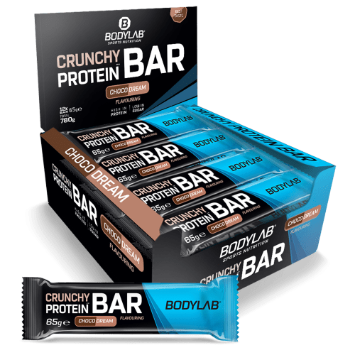 Crunchy Protein Bar Deluxe - 12x65g - Choco Dream Flavouring