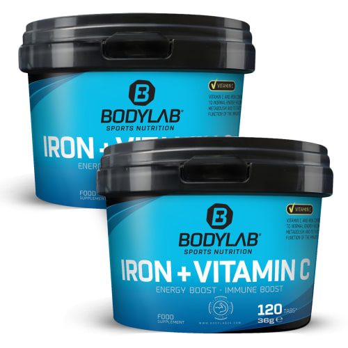 Iron + Vitamin C (Energy Boost - Immune Boost)  (120 Tabletten)