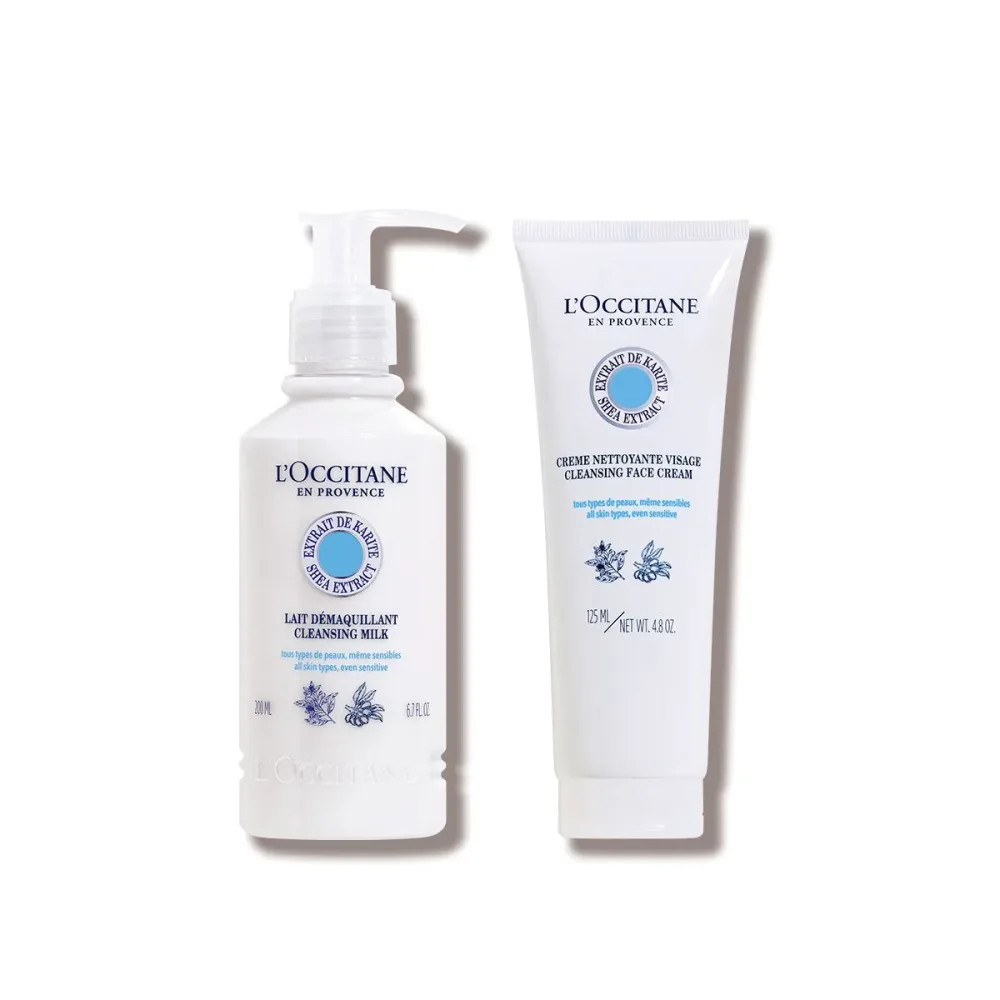 Duo Nettoyant & Démaquillant Visage Karité - 325 - L'Occitane en Provence