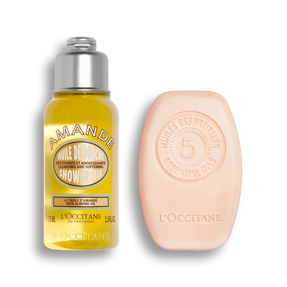 Duo Shampoing Solide Réparation Intense et Huile de Douche Amande - L'Occitane en Provence