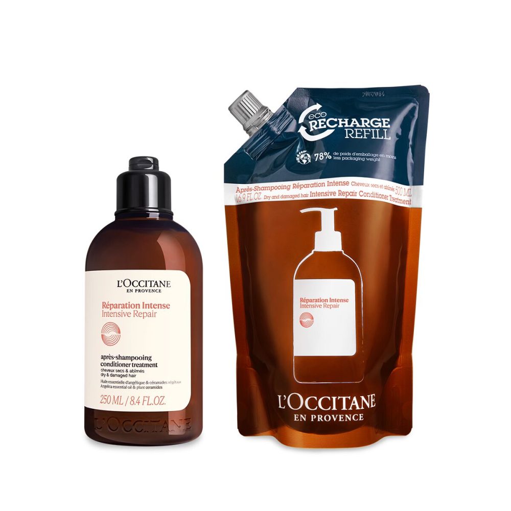 Duo Après-Shampoing Réparation Intense 250ml et sa recharge - 750 - L'Occitane en Provence
