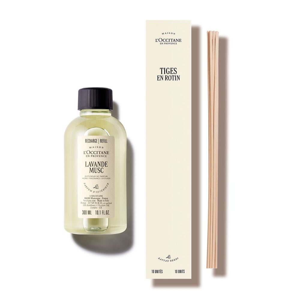 Recharge Diffuseur de parfum d'intérieur Lavande Musc - 300 - L'Occitane en Provence