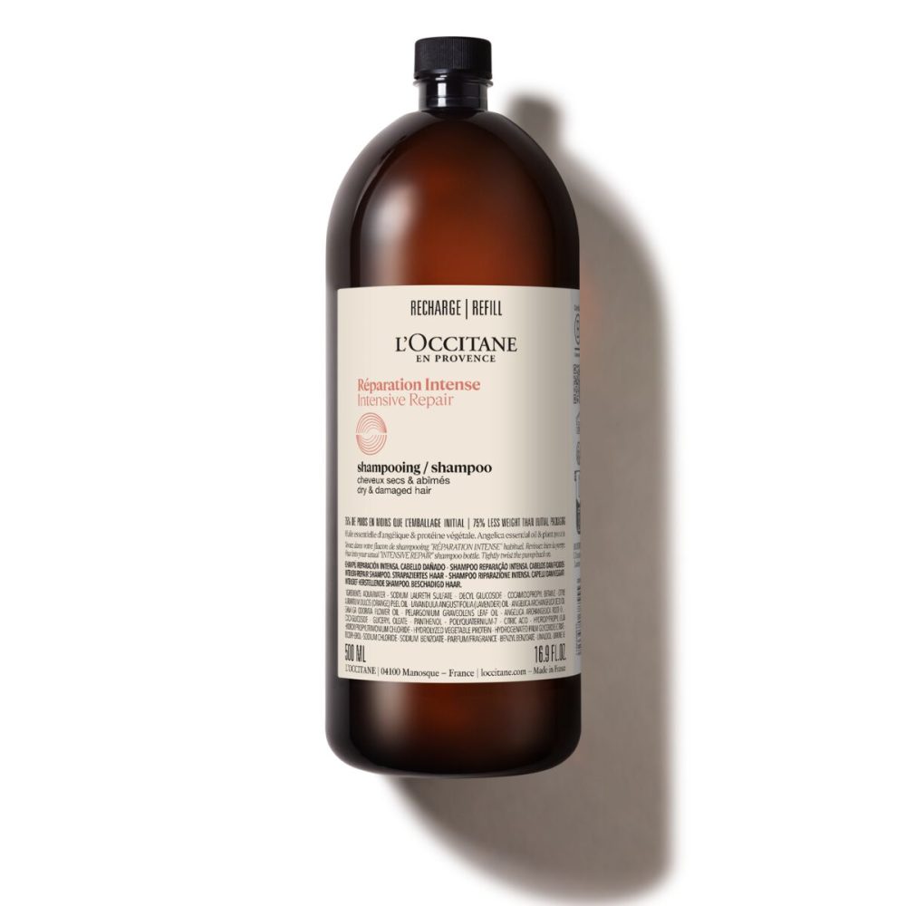 L?Occitane en Provence - Nachfüllpackung Repair Shampoo, Recharge Shampoo Repair, 500  ml
