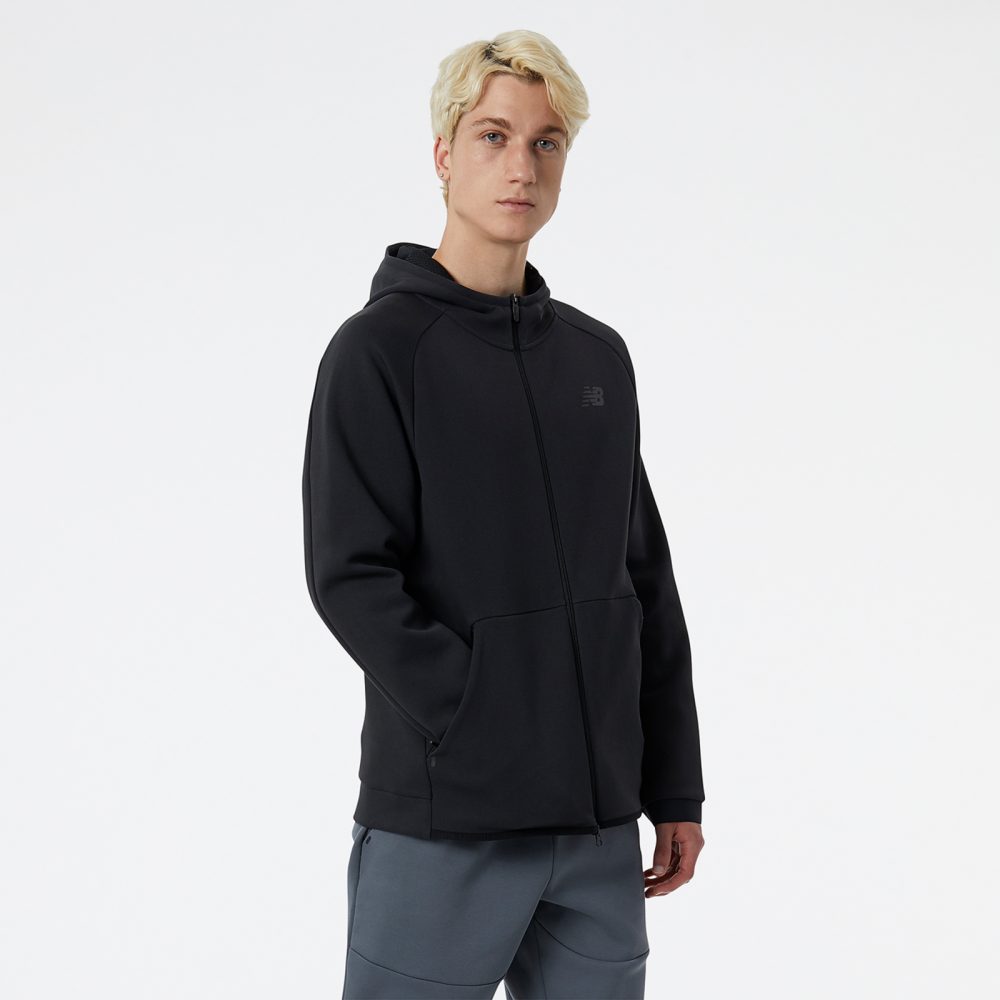 New Balance New Balance R.W.Tech Fleece Full Zip Herren, schwarz, Grösse: L Athletic Fit Herren, schwarz, Grösse: L
