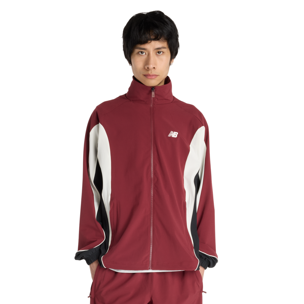 New Balance New Balance In Game Woven Track Jacket Herren, rot, Grösse: M  Herren, rot, Grösse: M