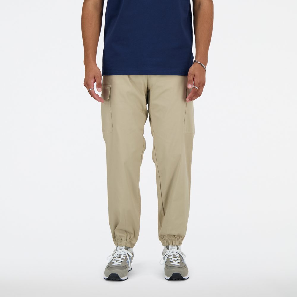 New Balance New Balance Twill Cargo Jogger Herren, beige, Grösse: S Regular Fit Herren, beige, Grösse: S