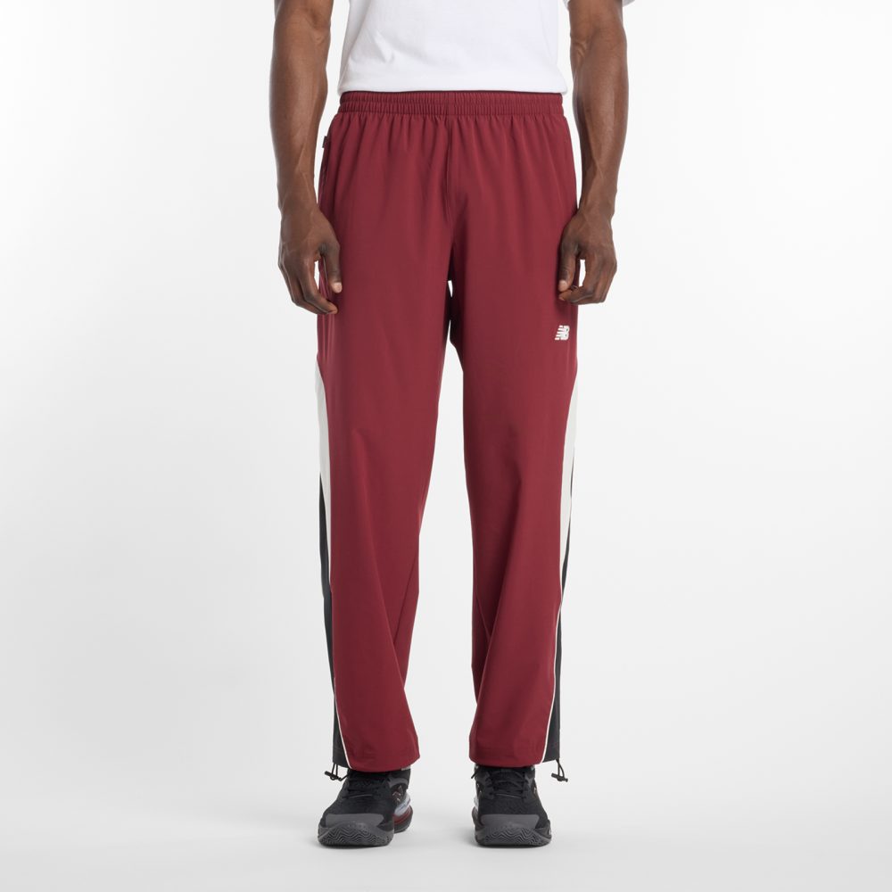 New Balance New Balance In Game Woven Track Pant Herren, rot, Grösse: M  Herren, rot, Grösse: M