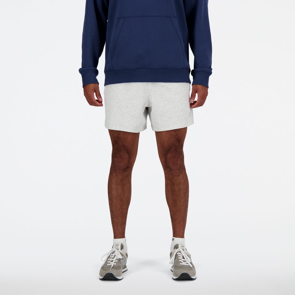 New Balance New Balance NB Athletics French Terry Short 5 Inch Herren, grau, Grösse: S Relaxed Fit Herren, grau, Grösse: S
