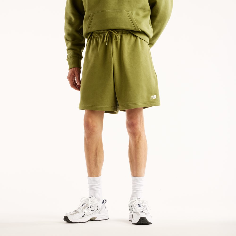 New Balance New Balance Sport Essentials French Terry Short 7 Inch Herren, grün, Grösse: L Relaxed Fit Herren, grün, Grösse: L