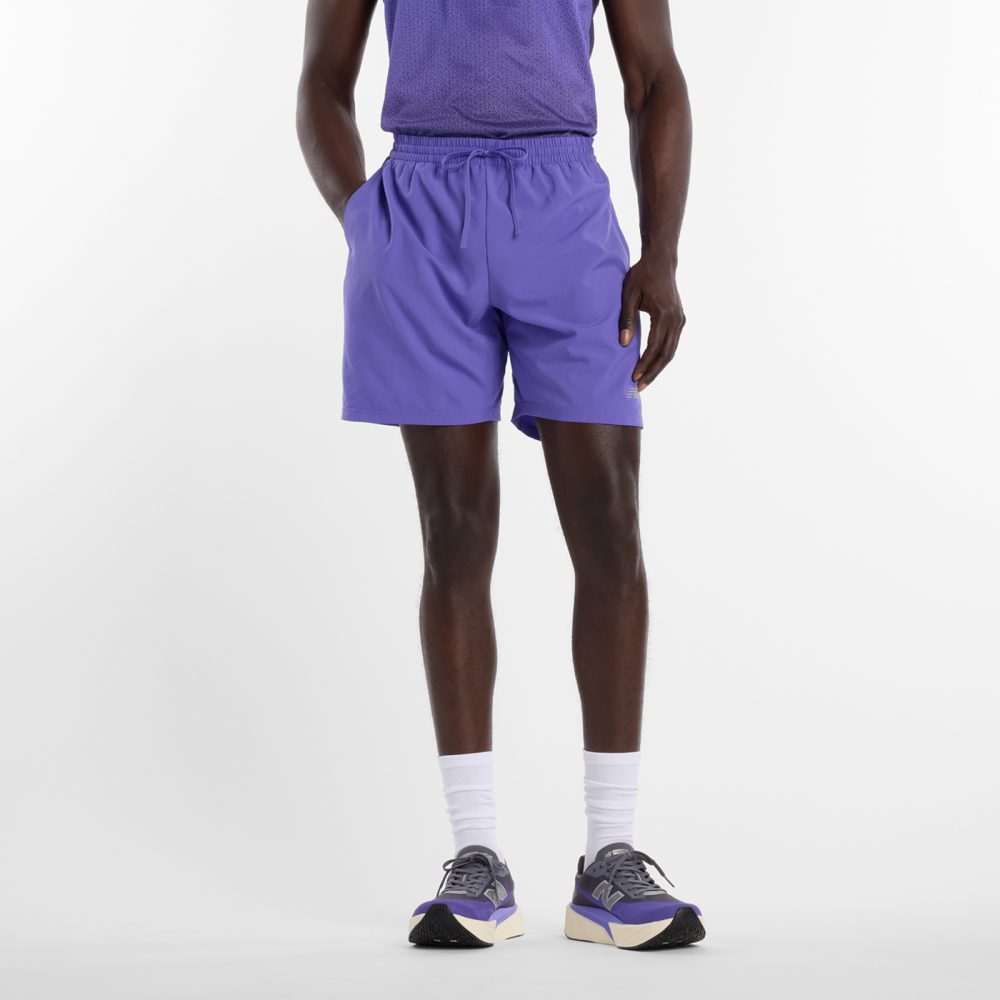 New Balance New Balance Sport Essentials Short 7 Inch Brief Herren, violett, Grösse: M Regular Fit Herren, violett, Grösse: M