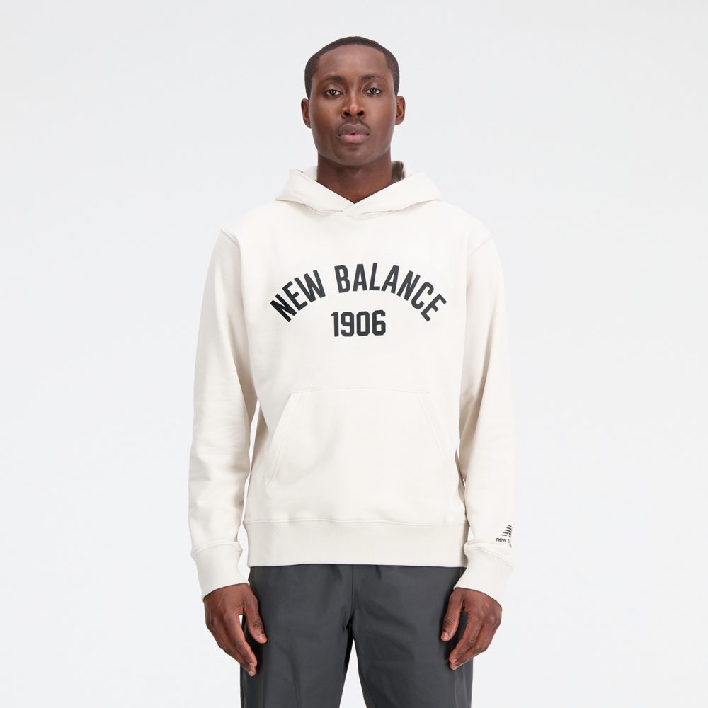 New Balance New Balance Essentials Varsity Fleece Hoodie Herren, pink, Grösse: M Relaxed Fit Herren, pink, Grösse: M