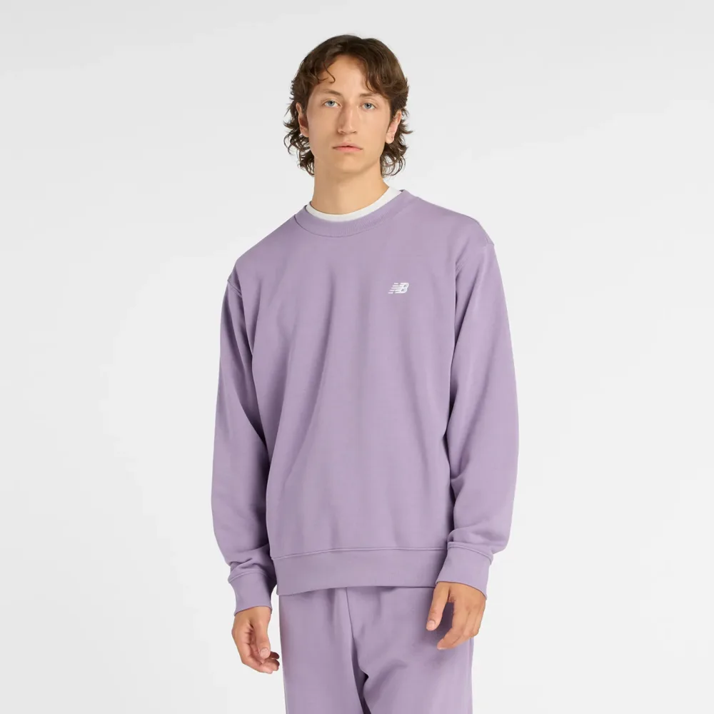 New balance Small logo french terry crew-S S