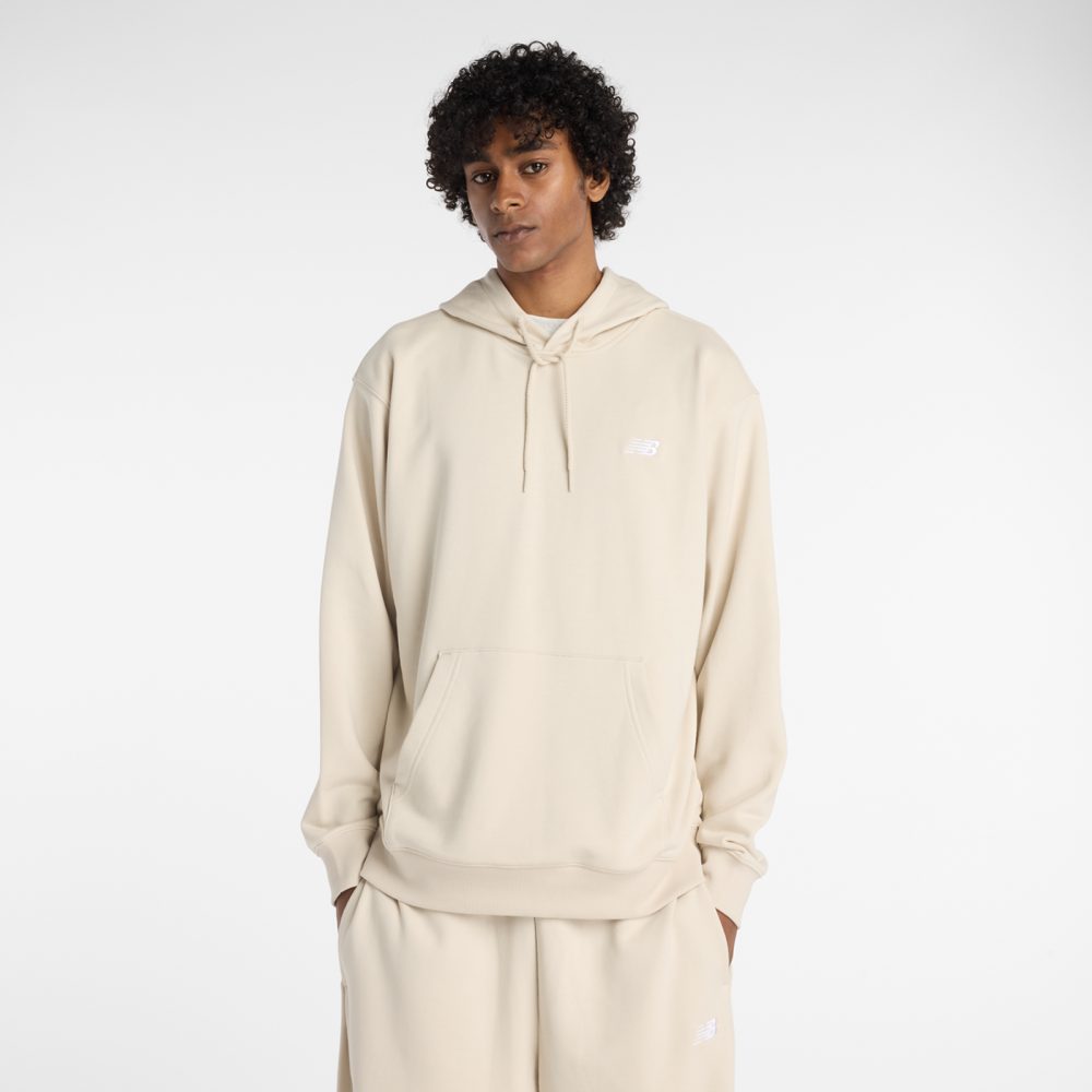 New Balance New Balance Sport Essentials Small Logo French Terry Hoodie Herren, beige, Grösse: S Relaxed Fit Herren, beige, Grösse: S