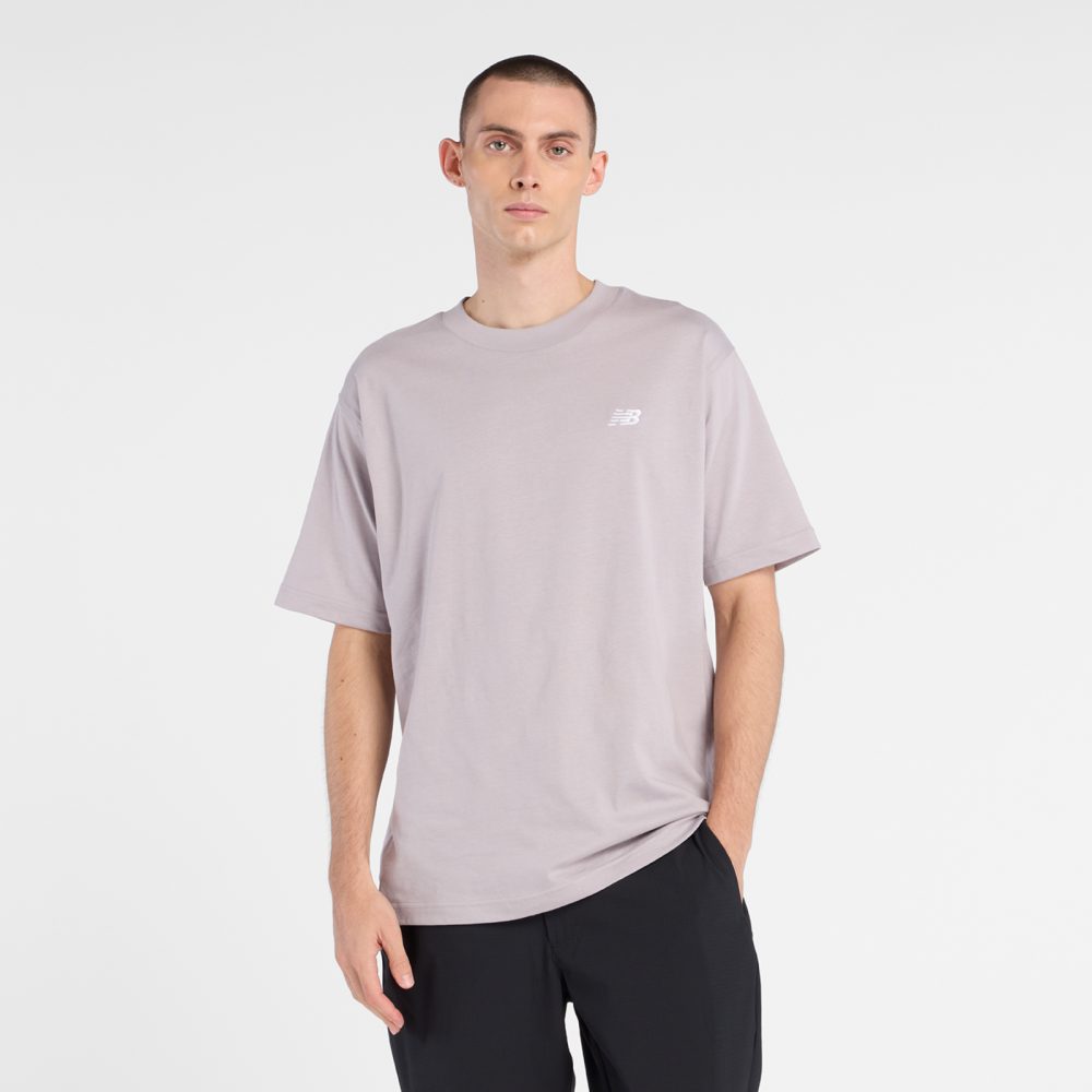 New Balance New Balance Sport Essentials Small Logo T-Shirt Herren, grau, Grösse: XL Relaxed Fit Herren, grau, Grösse: XL