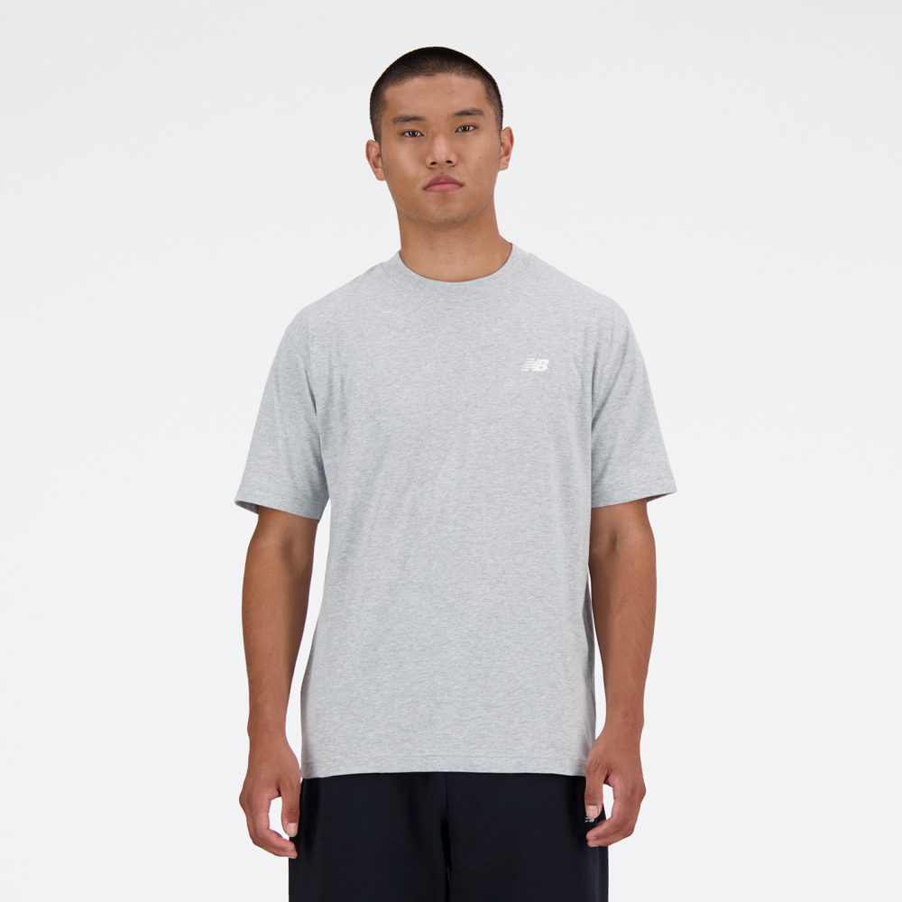 New Balance New Balance Sport Essentials Small Logo T-Shirt Herren, grau, Grösse: M Relaxed Fit Herren, grau, Grösse: M