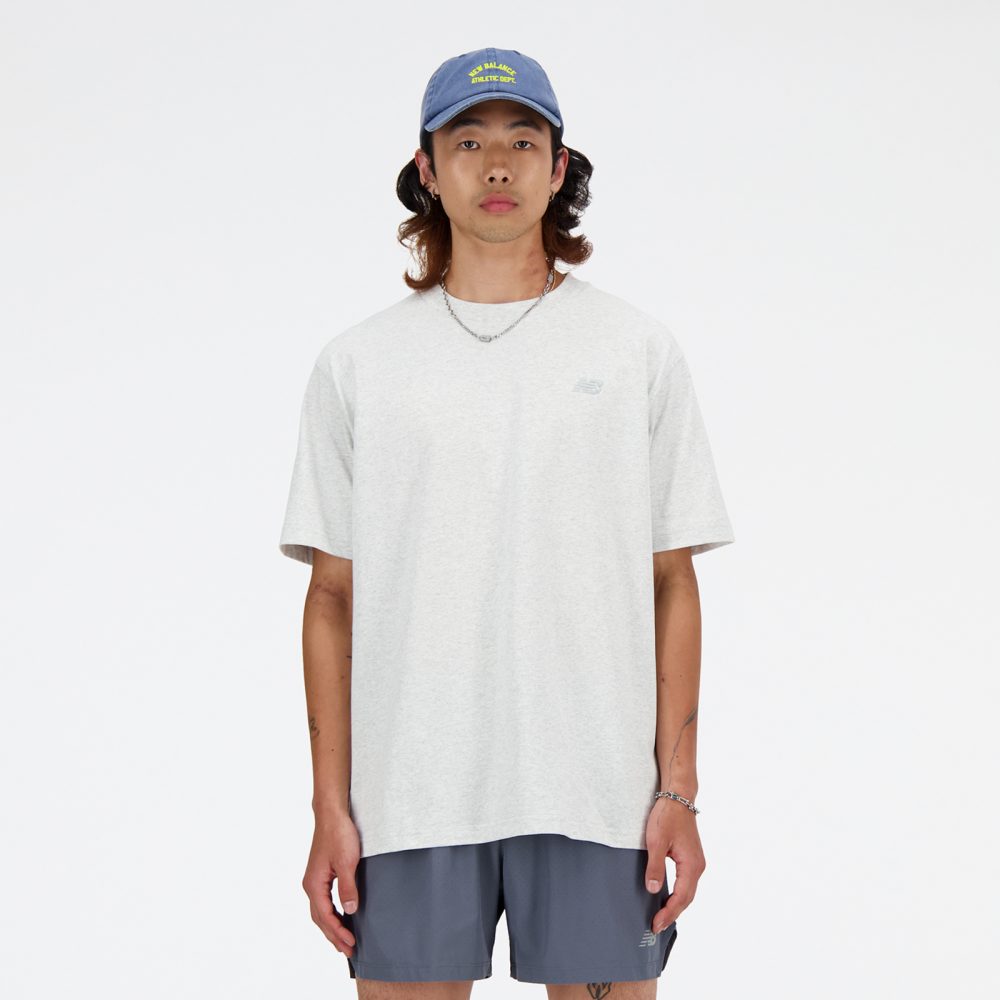 New Balance New Balance NB Athletics Cotton T-Shirt Herren, grau, Grösse: S Relaxed Fit Herren, grau, Grösse: S