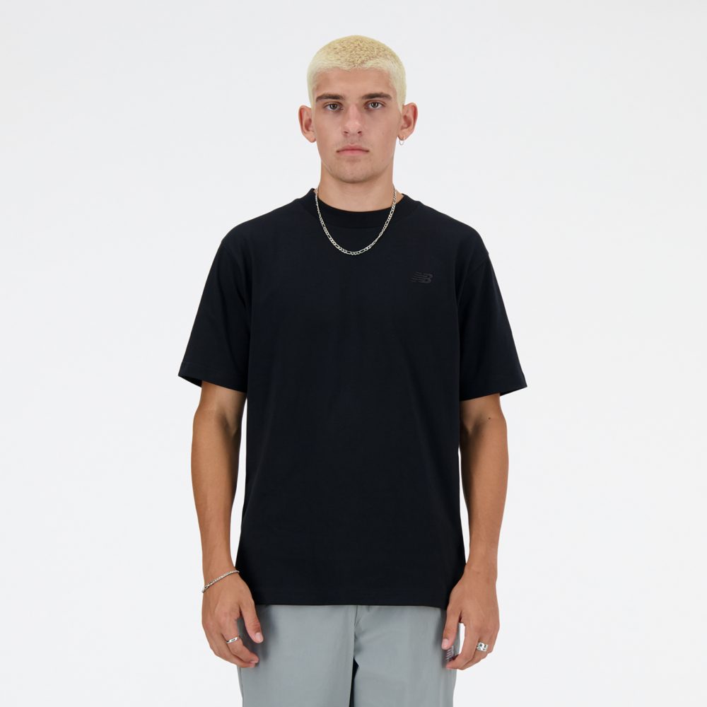 New Balance New Balance NB Athletics Cotton T-Shirt Herren, schwarz, Grösse: L Relaxed Fit Herren, schwarz, Grösse: L