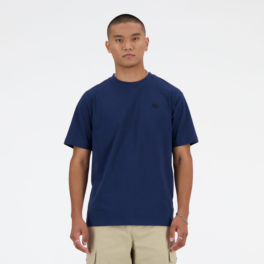 New Balance New Balance NB Athletics Cotton T-Shirt Herren, blau, Grösse: L Relaxed Fit Herren, blau, Grösse: L