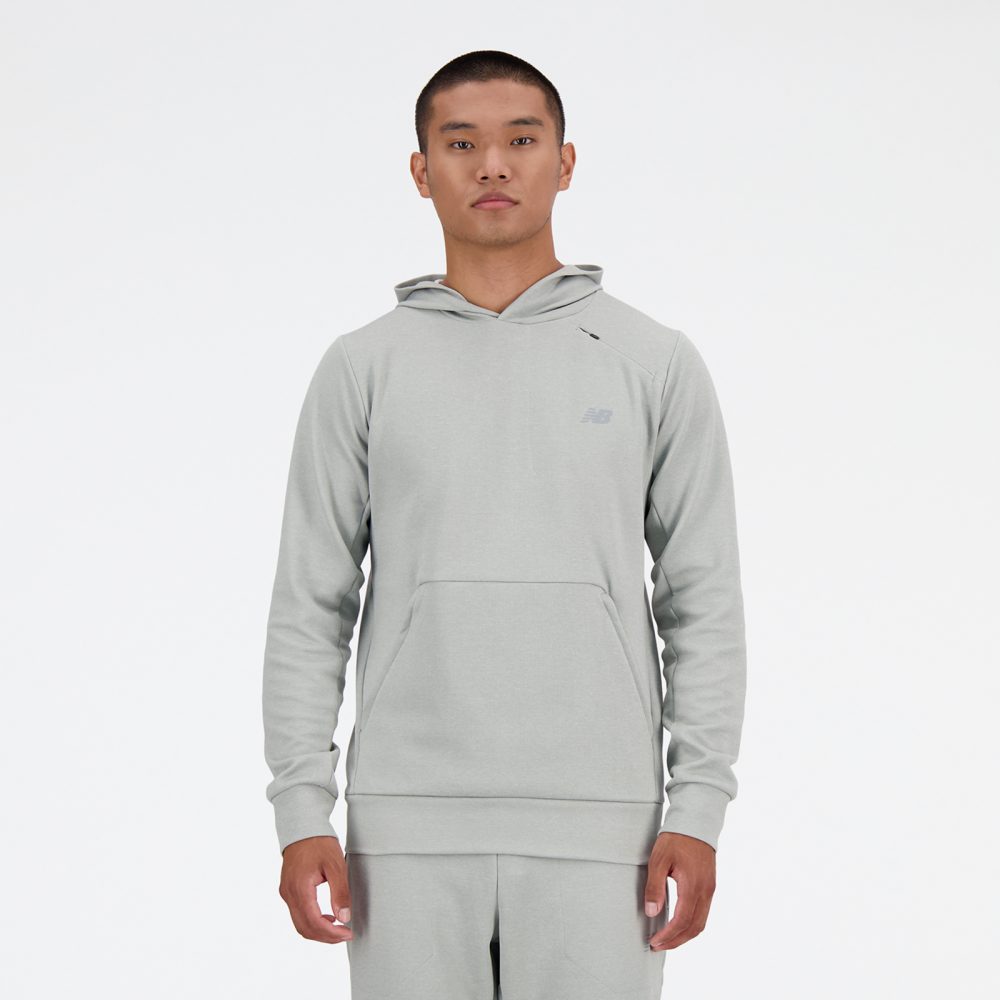 New Balance New Balance Tech Knit Pull Over Hoodie Herren, grau, Grösse: L Regular Fit Herren, grau, Grösse: L