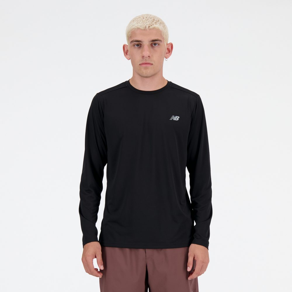 New Balance New Balance New Balance Run Long Sleeve T-Shirt Herren, schwarz, Grösse: XS  Herren, schwarz, Grösse: XS