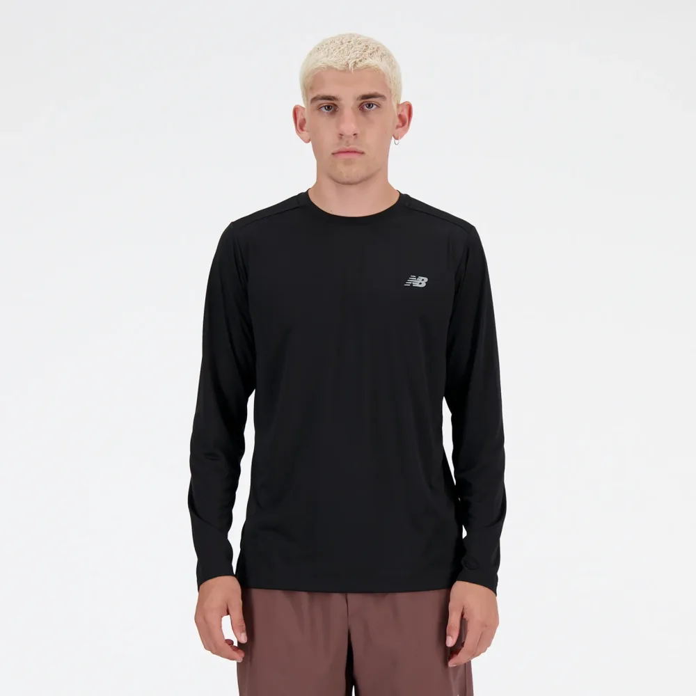 New Balance New Balance New Balance Run Long Sleeve T-Shirt Herren, schwarz, Grösse: M  Herren, schwarz, Grösse: M
