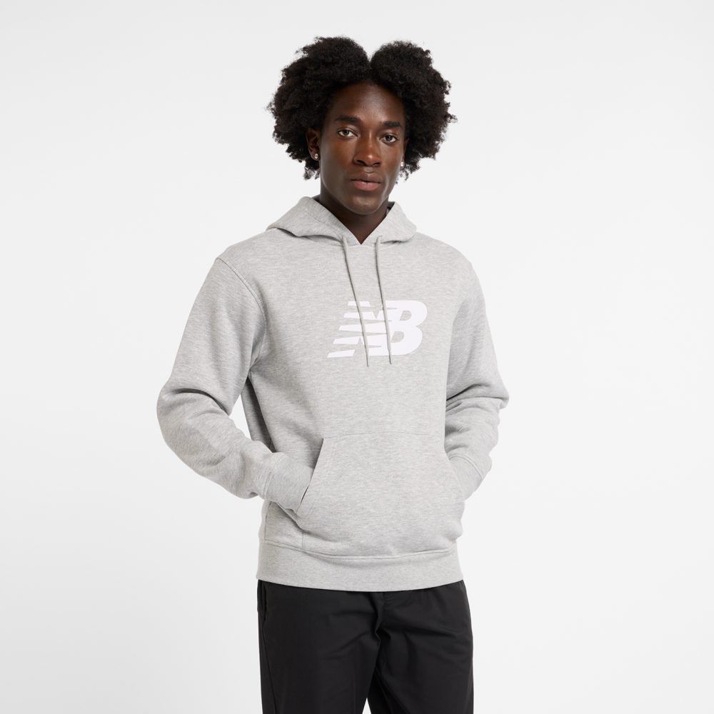 New Balance New Balance Sport Core Brushed Hoodie Herren, grau, Grösse: XL Regular Fit Herren, grau, Grösse: XL