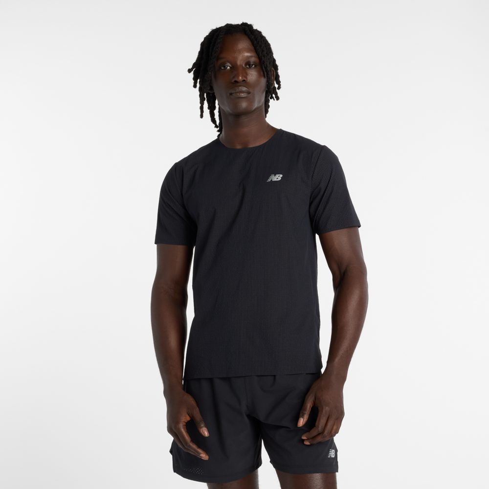 New Balance New Balance Race Day Ultra Light T-Shirt Herren, schwarz, Grösse: S Regular Fit Herren, schwarz, Grösse: S