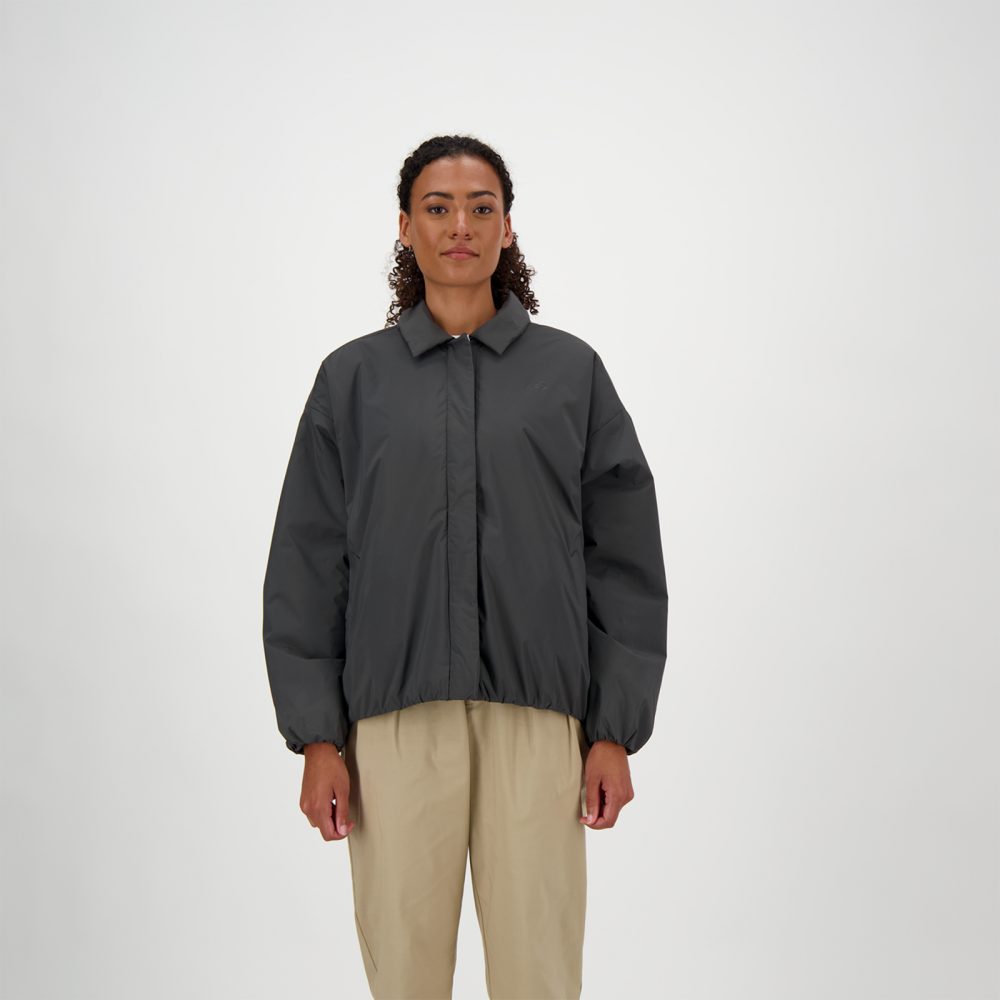 New Balance New Balance W Coaches Jacket Damen, schwarz, Grösse: M Oversized Fit Damen, schwarz, Grösse: M