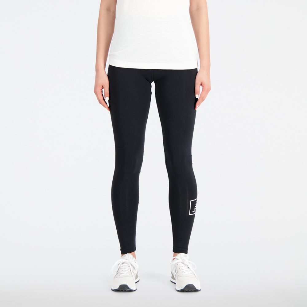 New Balance New Balance W Essentials Cotton Spandex Tight Damen, schwarz, Grösse: XL Fitted Damen, schwarz, Grösse: XL